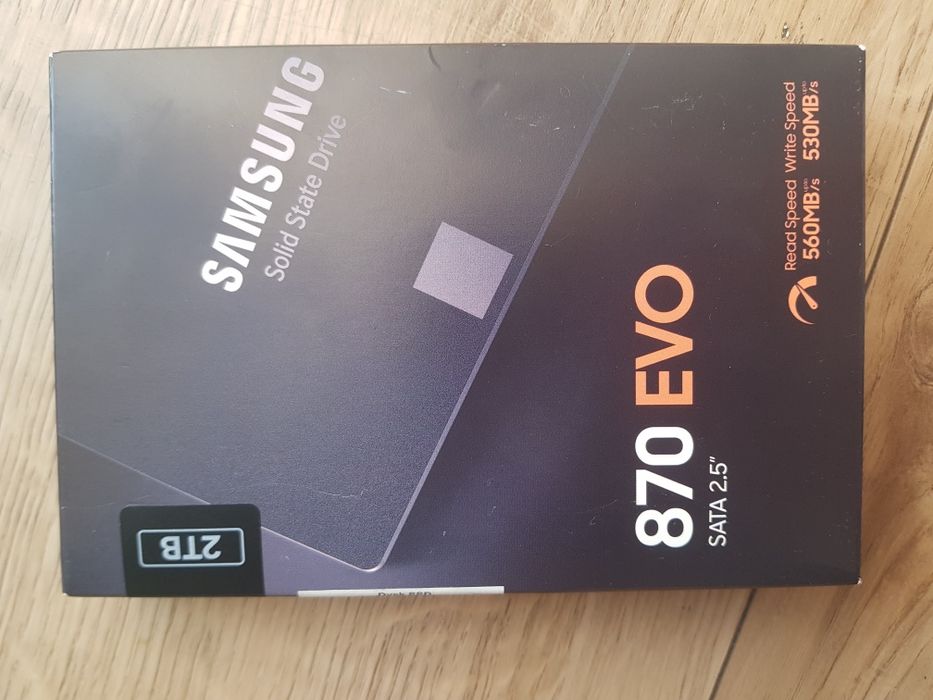 Nowy dysk SSD Samsung 870EVO Sata 2TB.
Sprzedam dysk SSD Samsung 870 E