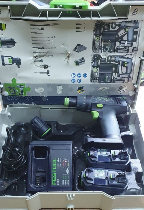 Wkrętarka txs 10.8 v festool systainer centrotec t loc  cxs