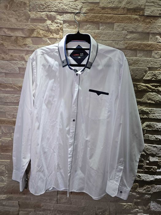 Biała koszula męska Gifts Royal r. XL 42/43