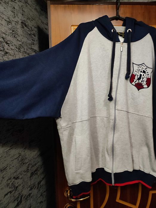 Кофта ПОГ 85 см супер батал великий розмір утеплена з начосом на замку