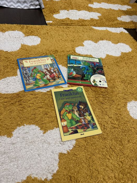 Franklin przygody Franklina ukochany kocyk na wycieczce noc pod namiot