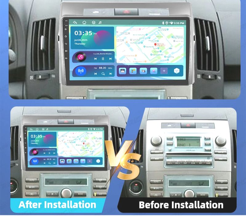 RÁDIO GPS ANDROID 13 TOYOTA VERSO 06-