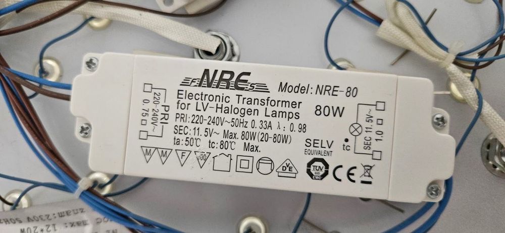 Zyrandol Plafon LED z pilotem