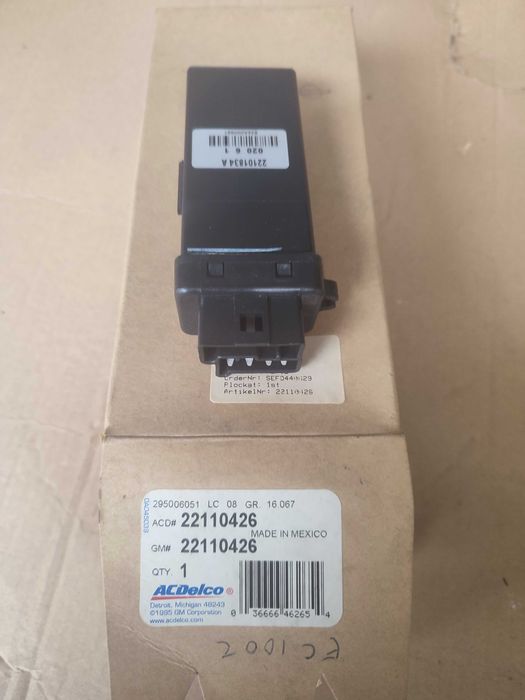 Chevrolet Gmc Cadillac moduł tylnej wycieraczki nowy