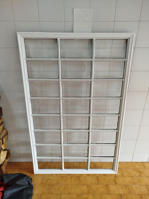 Vitral com vidros lapidados