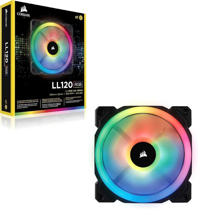 Кулер Corsair iCUE SP120 RGB ELITE ML120/140 RGB Elite  iCUE QL140 RGB