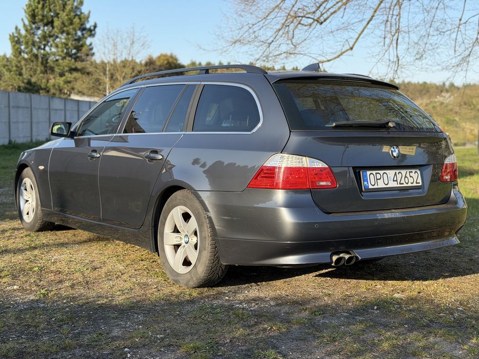 BMW E61 523i 2.5 benzyna | Panorama | Skóra | Xenon | Polska |