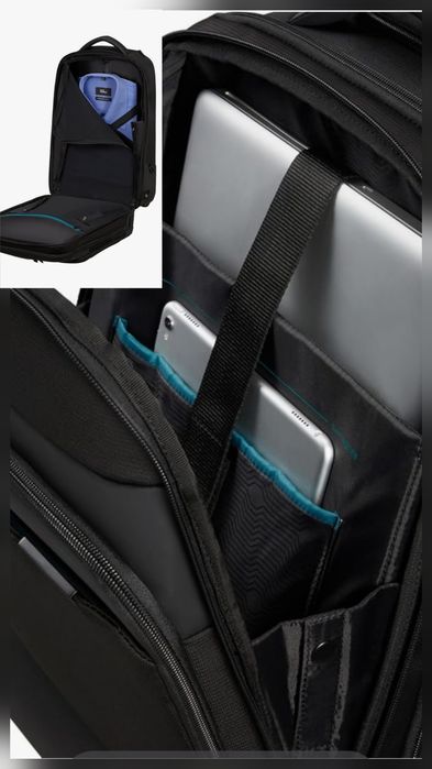 ‼️ Plecak na kółkach Samsonite 17.3” – jak nowy, gwarancja do 06.2027!‼️