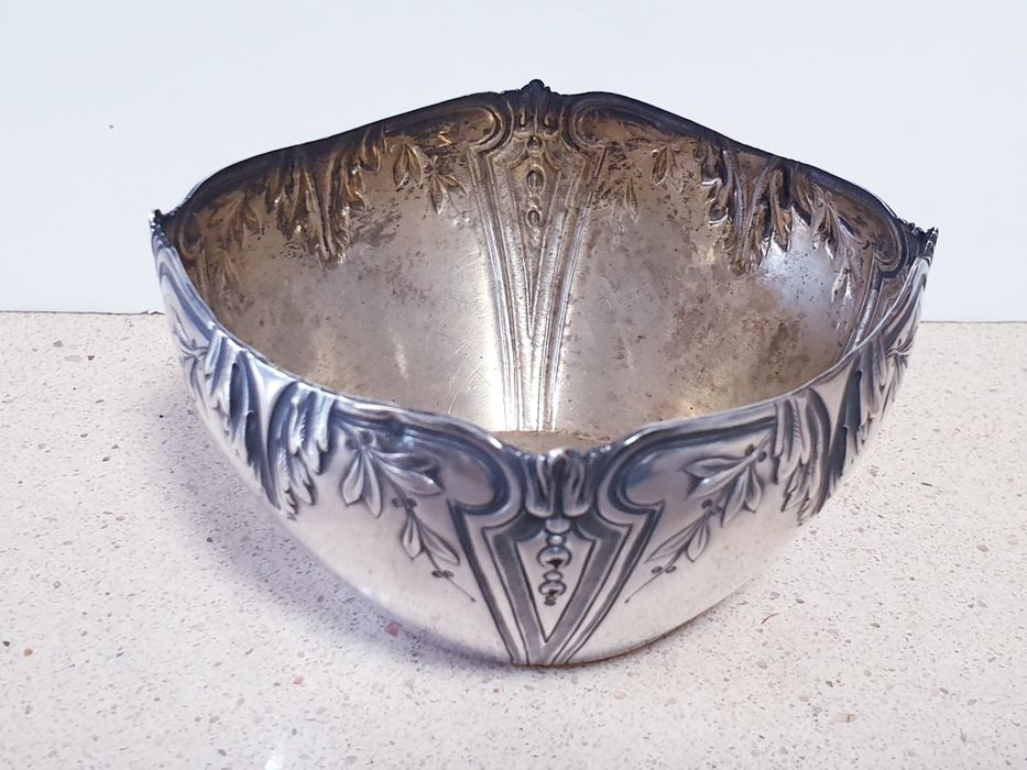 Exquisite antique French silver-gilt cup