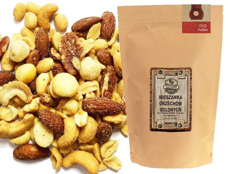 Mieszanka orzechów delikatnie solona 5 kg mix orzechów