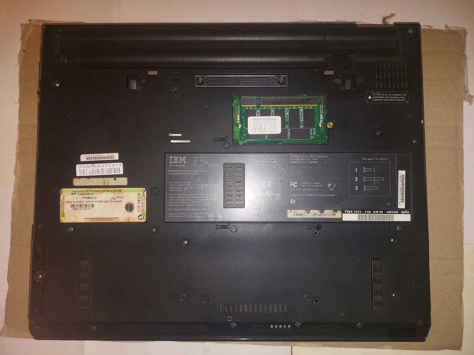 IBM ThinkPad T42 на восстановление