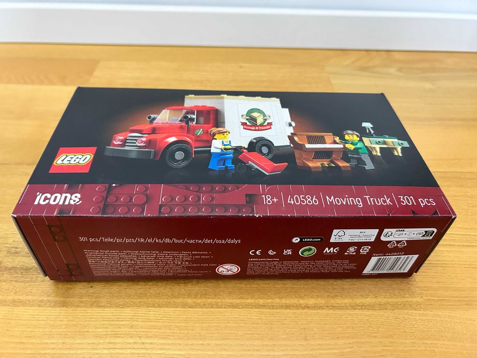 LEGO 40586 ICONS - Ciężarówka do przeprowadzek
