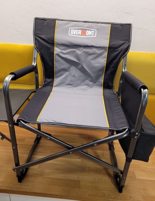 Krzesło Turystyczne Kempingowe Wędkarskie Reżyserskie Nowe stolik