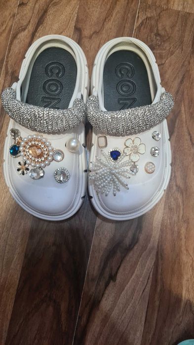 Крокси жіночі білі crocs