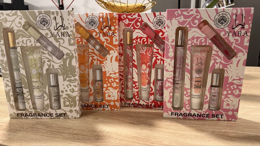 LOTE 8 KITS YARA | 4 Fragancias  | 49,90 € / Ideal revenda