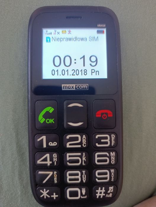Telefon dla seniora Maxcom MM 426