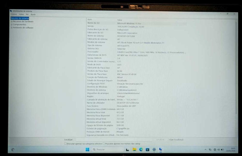 HP ZBook Power G11 Ultra 7 | 64GB RAM | RTX 1000 | Garantia até 2028