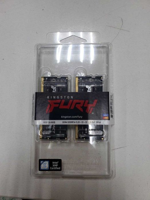 Оперативна памʼять Kingston FURY Beast DDR4 32GB (2×16GB) 3200 MHz