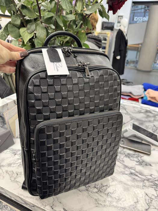 Рюкзак шкіряний чоловічій під ноутбук Большой рюкзак кожаный мужской