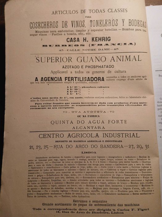 Gazeta dos Lavradores, Março de 1883