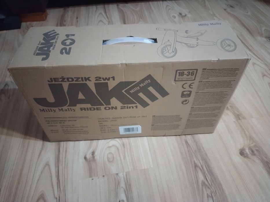 Jeździk 2w1 Milly Mally
