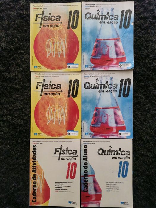 Manuais escolares  9o 10o e 11o ano