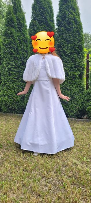 Bolerko pierwsza komunia strój komunijny buty