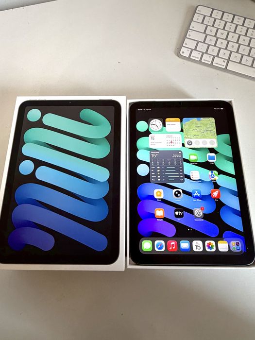 Bateria 99,7% iPad mini 6gen WiFi 64gb Idealny + Apple Pencil 2gen + Smart Folio