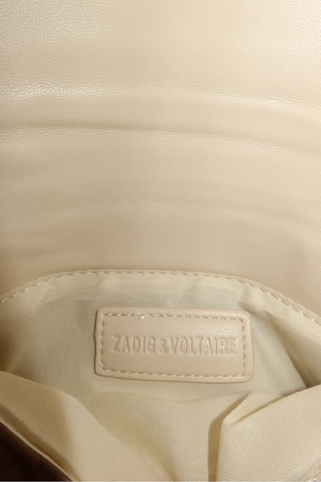 ЧИТАЙТЕ ОПИС!!сумка клатч  в стилі zadig&voltaire rock quilted молочна