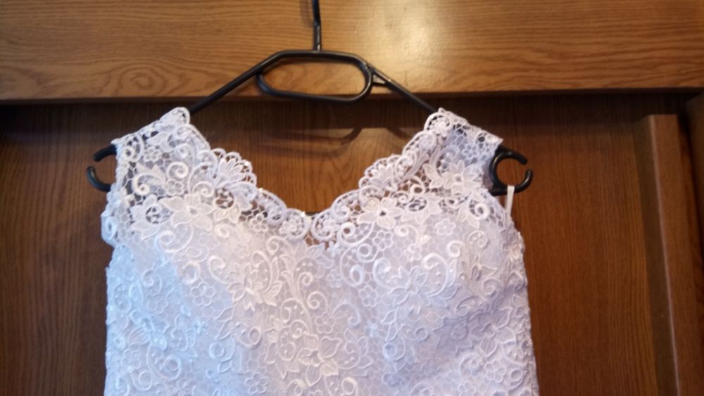 Suknia ślubna, halka, bolerko