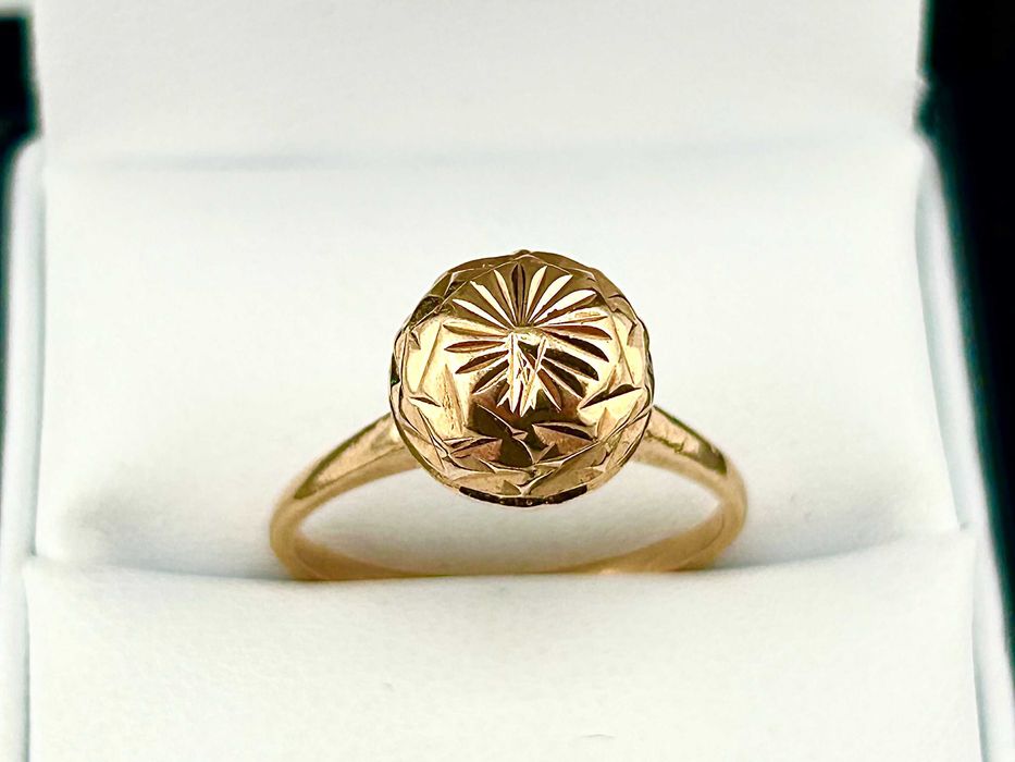 Wyjątkowy złoty pierścionek 2,51 g PR.585 14K R.13