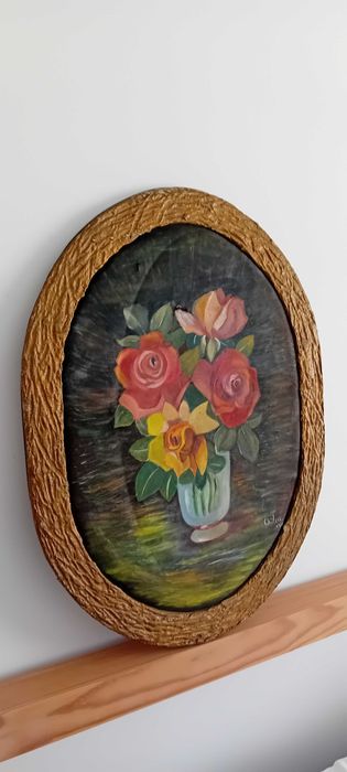 Pintura sobre tecido assinada!