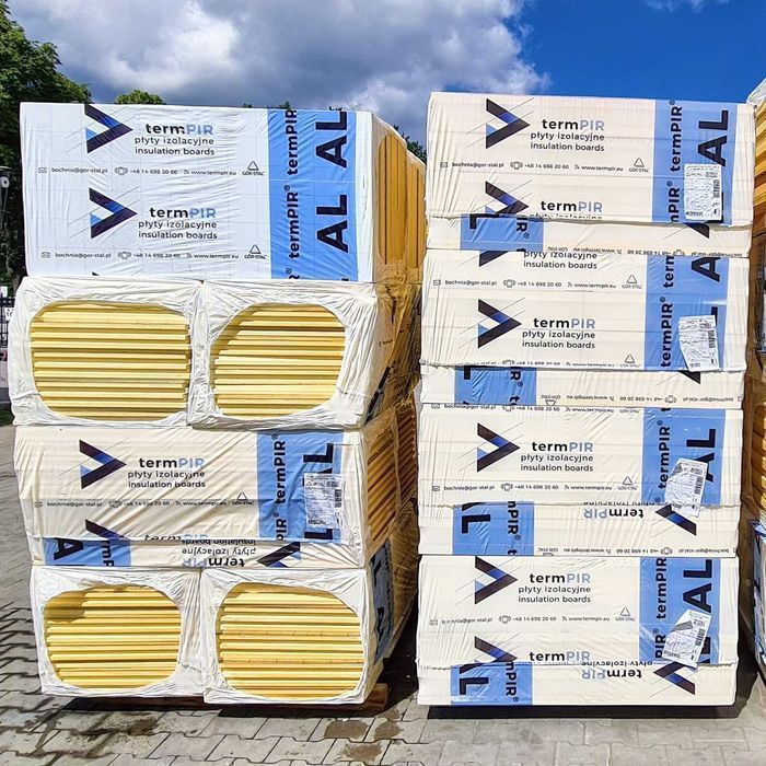 Płyta termPIR AL PIR PUR elewacja Thermano Termoizolacja posadzka