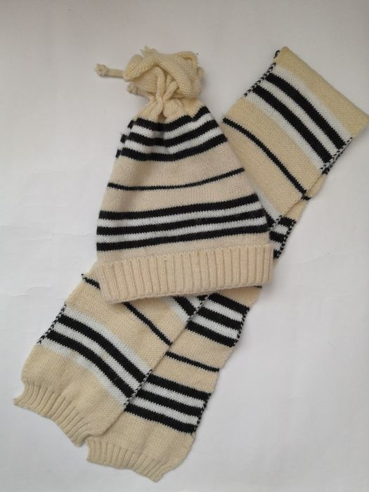 Шапка + шарф на дівчинку 3-5 років