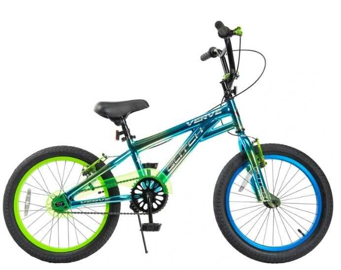 18-calowy rower Verve Glitch w kolorze metalicznym niebieskim rower bmx