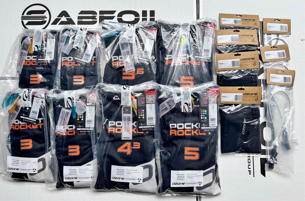 Parawing Ozone Pocket Rocket 3 ,3’6 , 4’3 , 5’0 wing Foil Dostepny