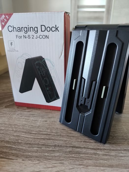 Зарядна станція 4 в 1 для Nintendo Switch 2 Joy Con компактна та зручна