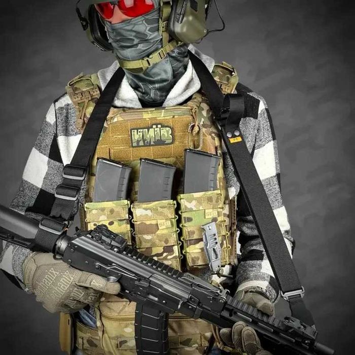 Ремінь RAGNAROK TYR carbine збройовий одно/двоточковий Чорний