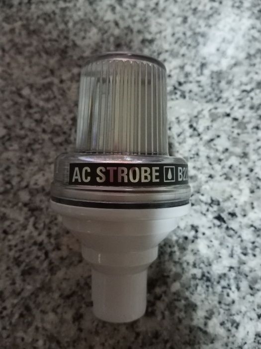 lâmpada ac strobe b22 1w