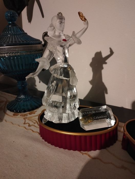 Par de figuras da swarovski