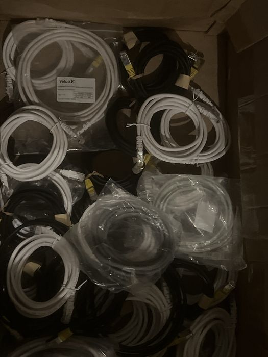 Cabos de rede cat 5, 6 e 7 ethernet