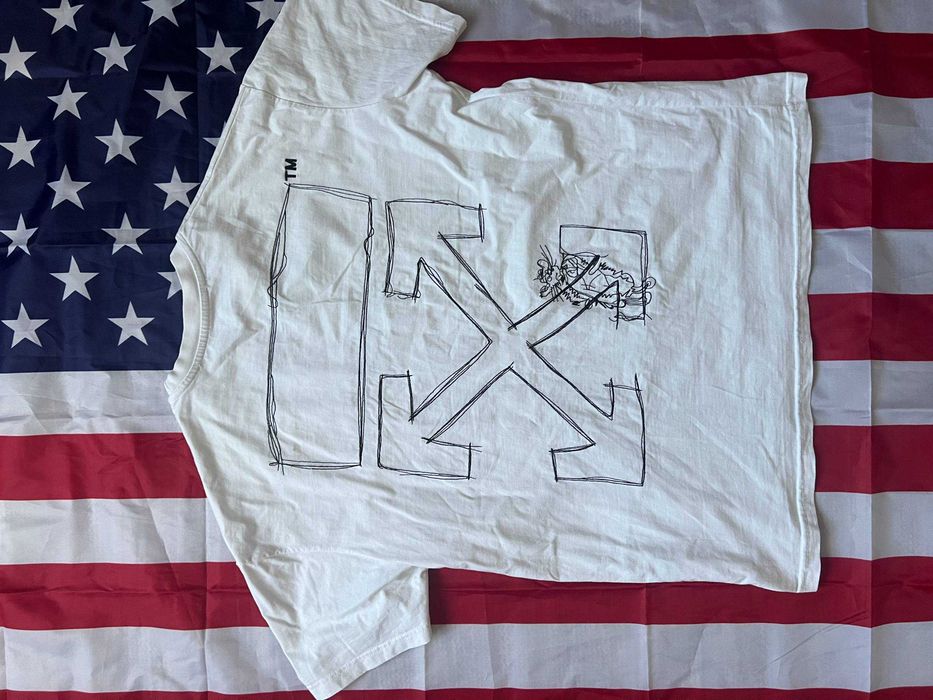 Футболка Off-White  TM  Marker  Arrow White