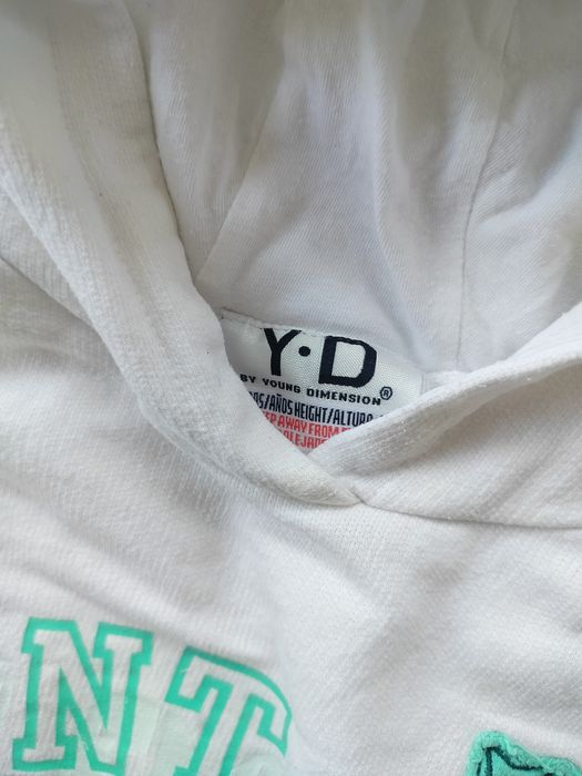 Bluza dziewczęca chłopięca kaptur Young dimension 122 128