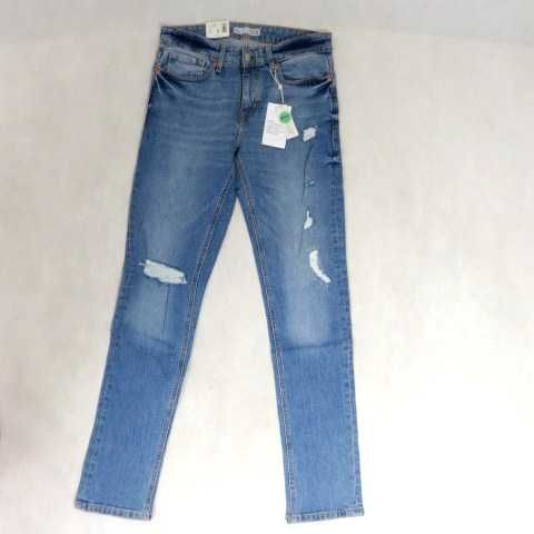 Spodnie JEANS jeansy proste przecierane M SLIM DESTROY Cubus MEN 29/32