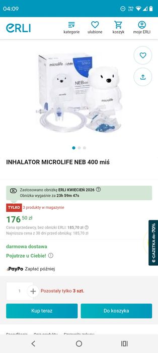 Sprzedam inhalator misia