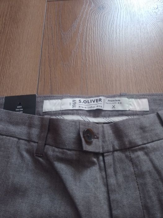 Spodnie męskie s.Oliver slim fit roz.L 50-52