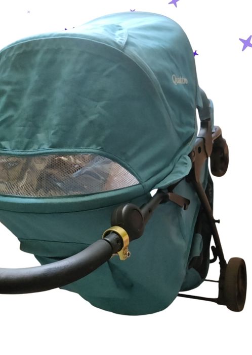 Коляска прогулочная серая carello