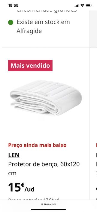 Roupa de berco de bebe novo
