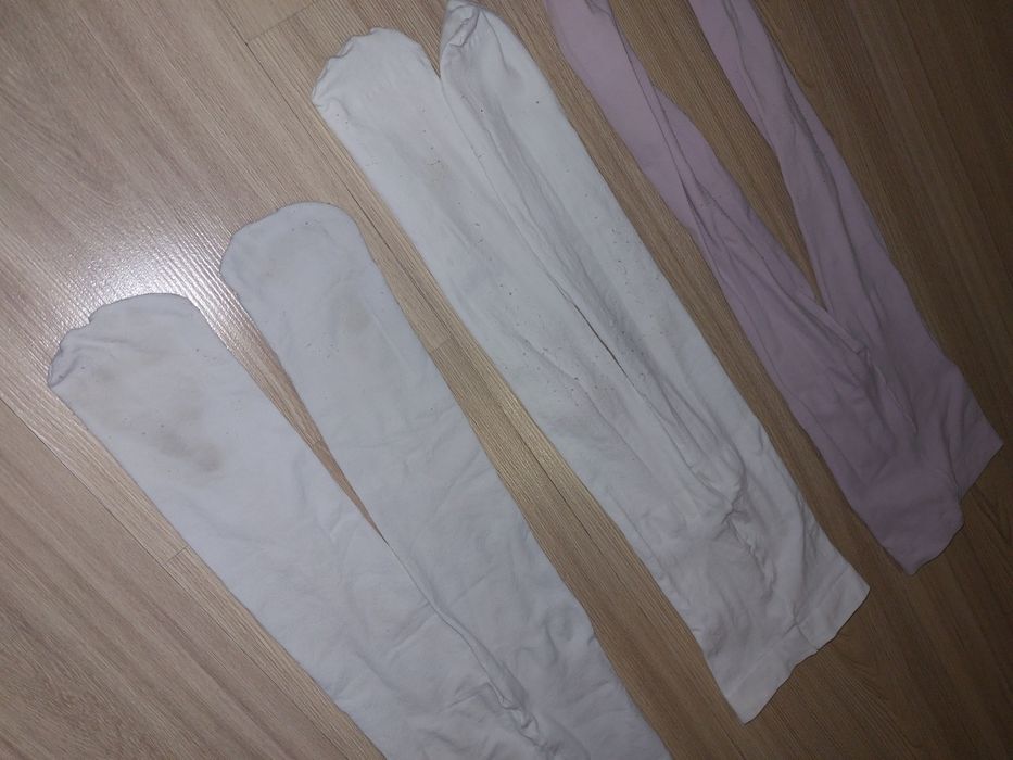 Zestaw 3 par rajstop dla dziewczynki 98-104 cm cienkogrube