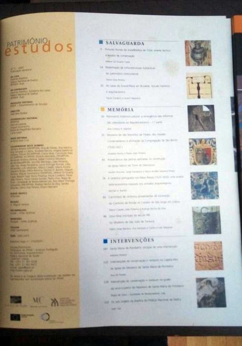 Revistas Património Estudos   Salvaguarda. Memória. Intervenções
